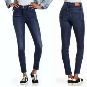Madewell 9” Mid Rise Dark Wash Skinny Ankle Jeans Size 26